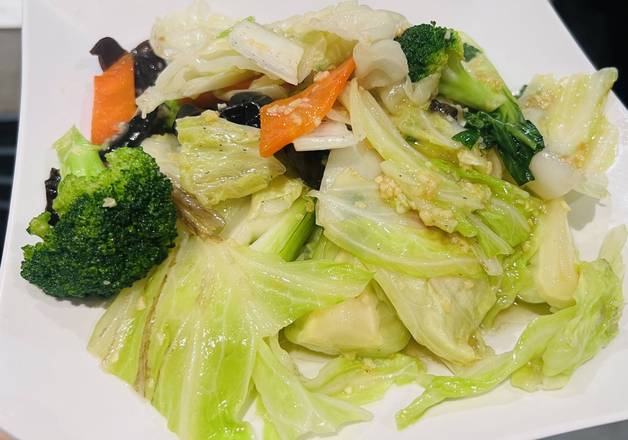 炒杂菜Mélange de Légumes Sautés / Stir Fried Mix of Vegetables